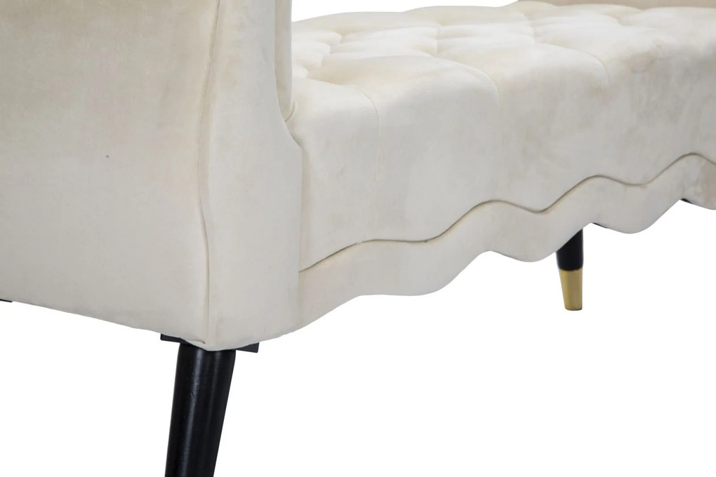 BANCO PARIS 120X40X60 CM CREME