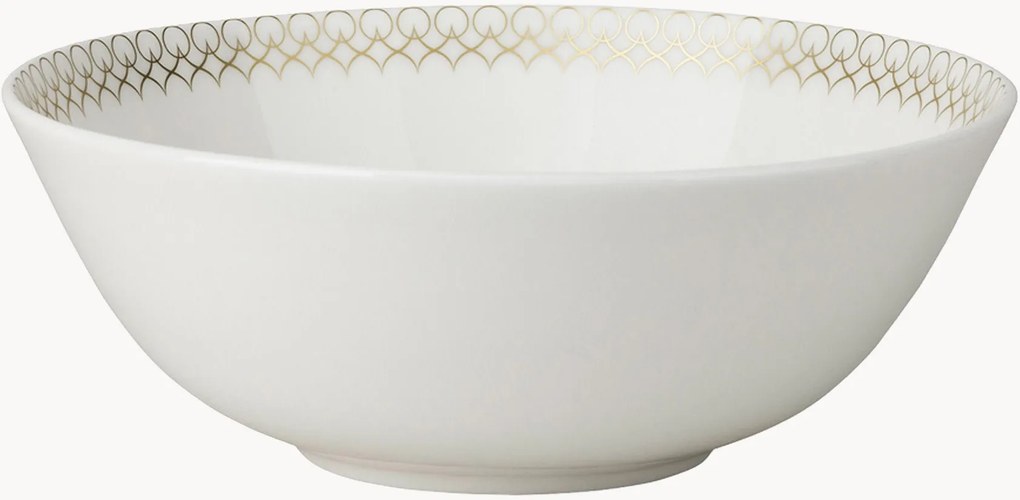 Taça de servir em porcelana fina Jade