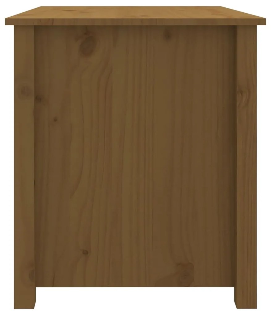 Mesa de centro 71x49x55 cm pinho maciço castanho mel