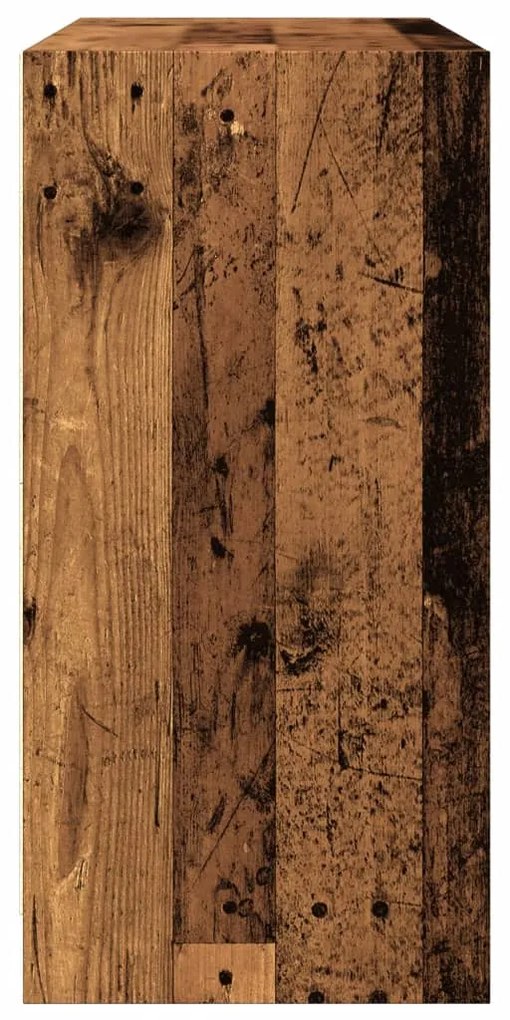 Aparador 102x37x75,5 cm derivados de madeira madeira velha