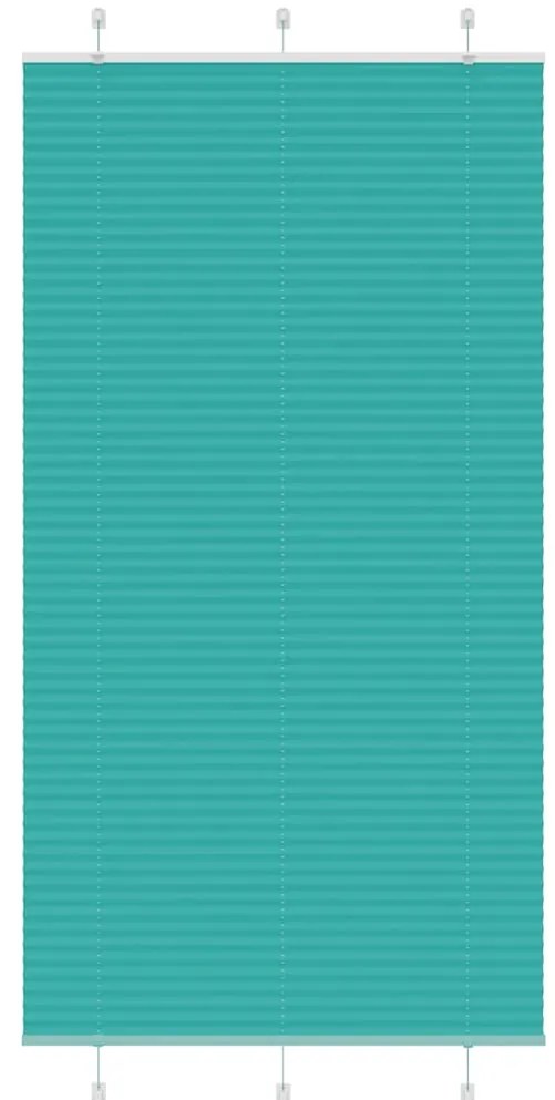 vidaXL Gasolina verde Plissada Cega 110x200 cm Largura Tecido 109,4cm