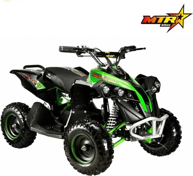 MINI MOTO 4 INFANTIL ELECTRICA 1000W MTR MALCOR PIRANHA VERDE