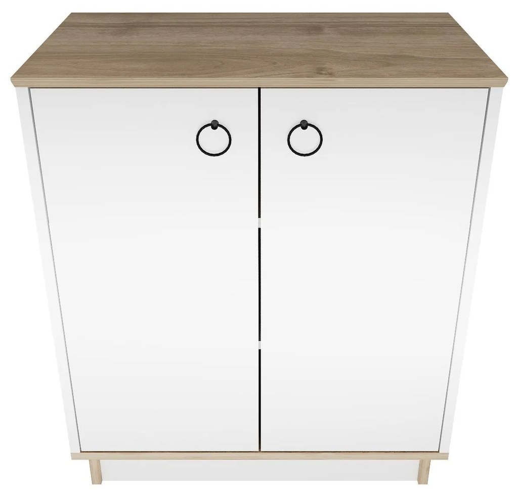 Console Nuanse – Branco Nogueira – 72x83,1x42 cm