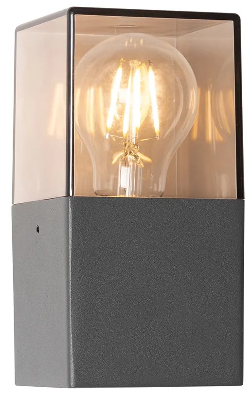 Candeeiro de parede exterior moderno cinzento escuro IP44 - Dinamarca Moderno