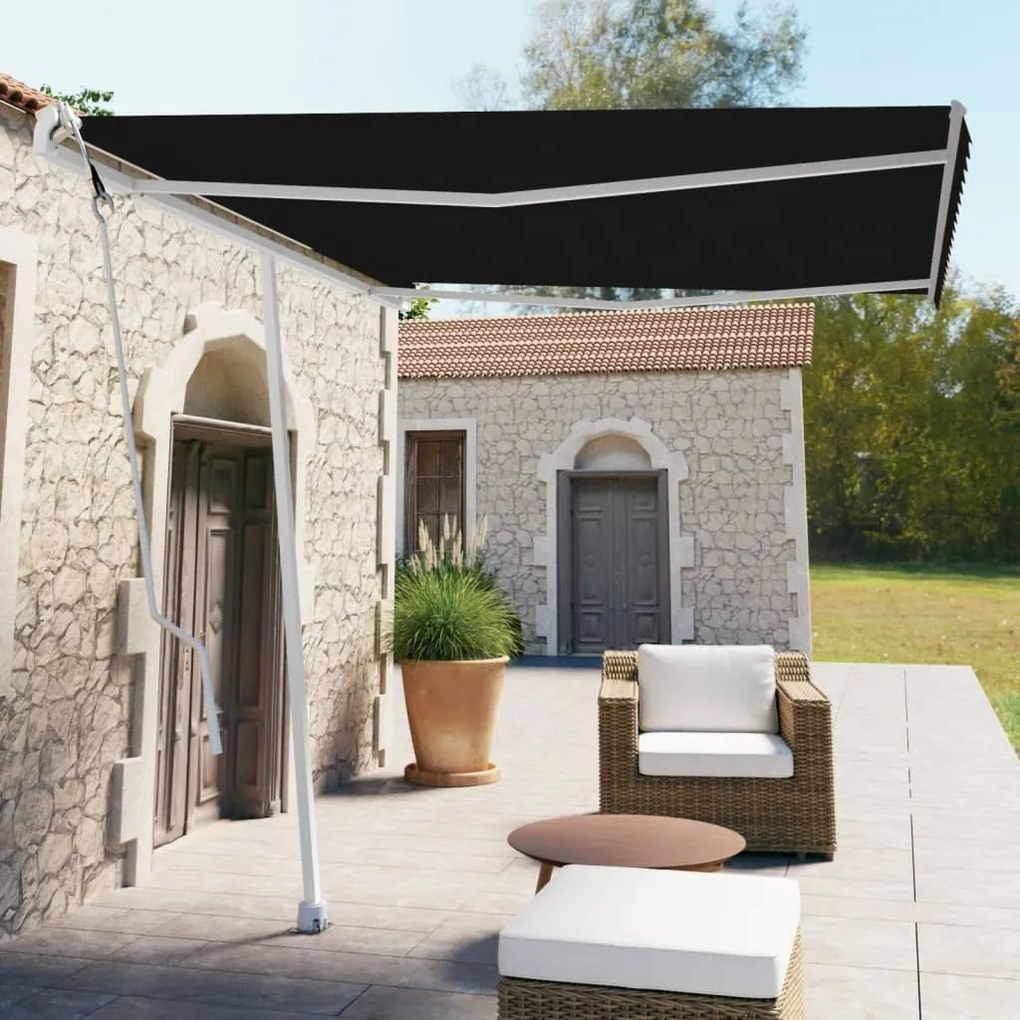 Toldo automático independente 300x250 cm antracite