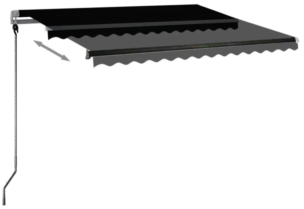 Toldo automático independente 300x250 cm antracite