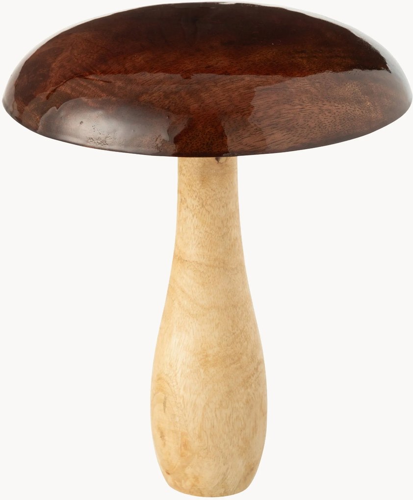 Objetos decorativos em madeira de mangueira Pilz, conjunto de 2