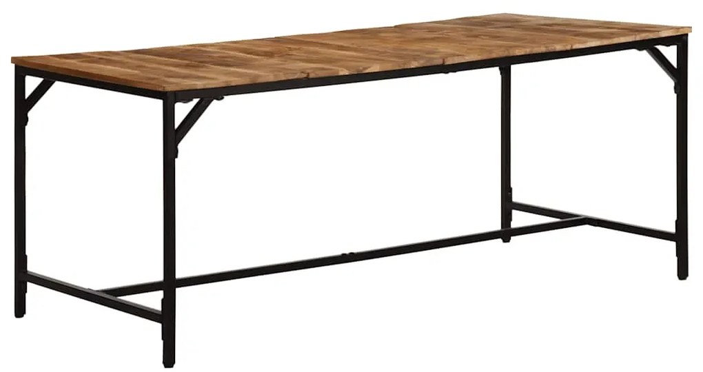 Mesa de jantar 180x90x75 cm madeira de mangueira maciça