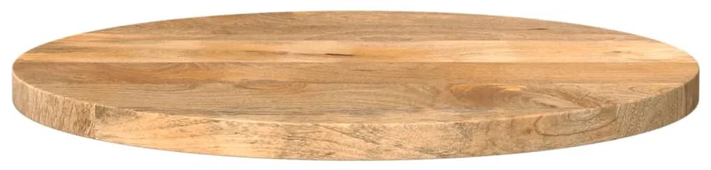 Tampo de mesa redondo Ø40x3,8cm madeira de mangueira maciça