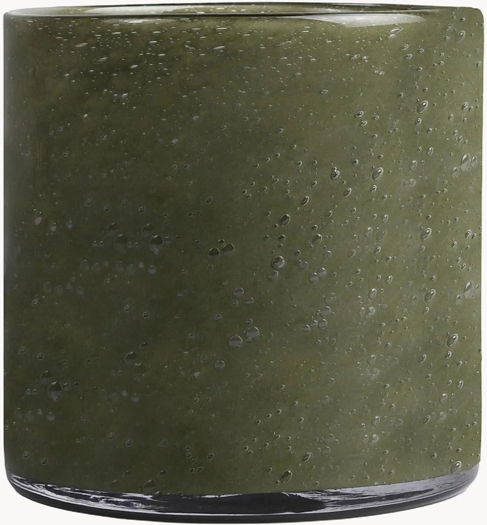 Suporte para velas em vidro artesanal Calore