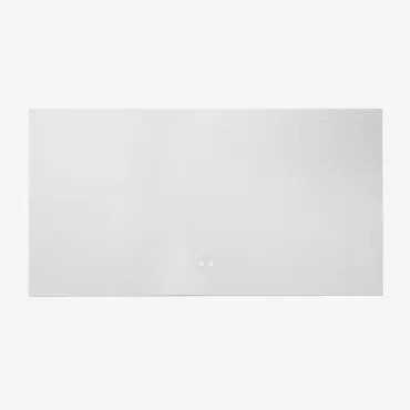 Espelho De Parede Retangular Para Banheiro Com Luz Led E Antivapor 140x75 Cm Riben Transparente - Sklum