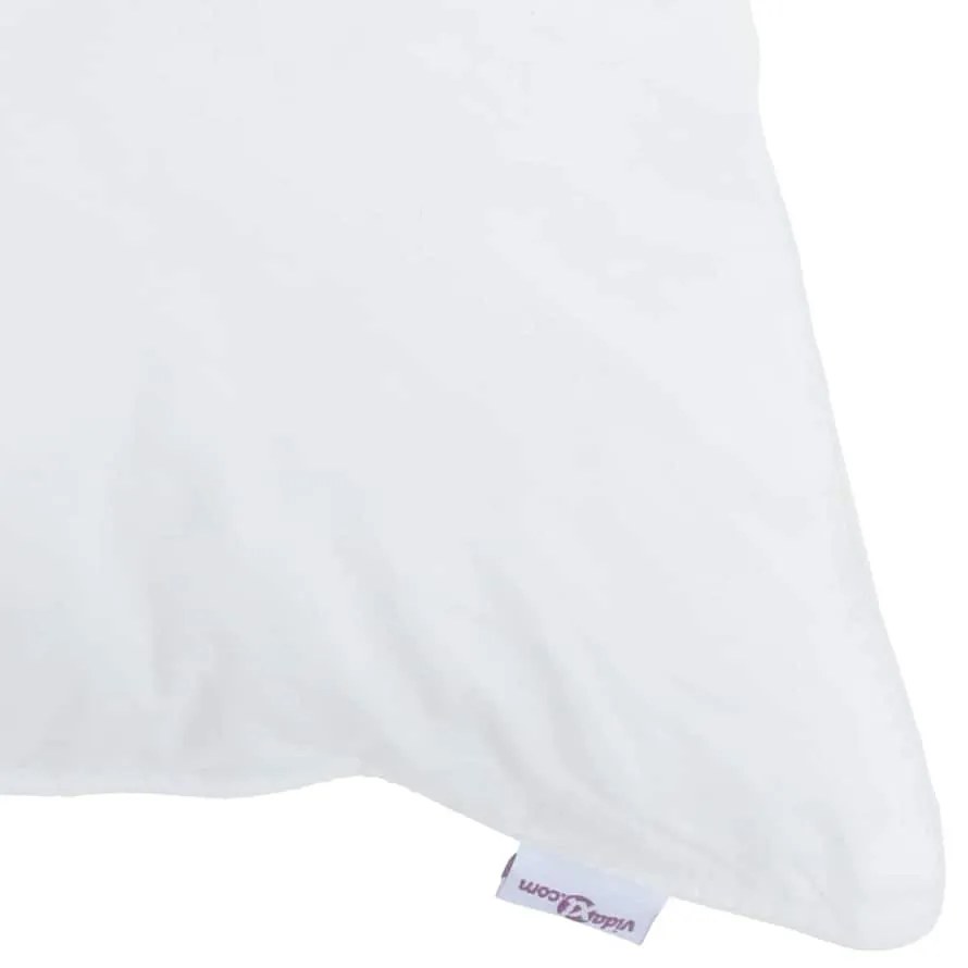 Edredom com Travesseiro 2 pcs Branco 140 x 200 cm Microfibra