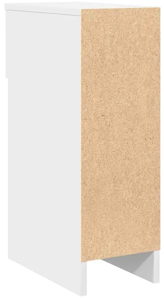 Mesas de cabeceira com gaveta 2 pcs 20x36x60 cm branco