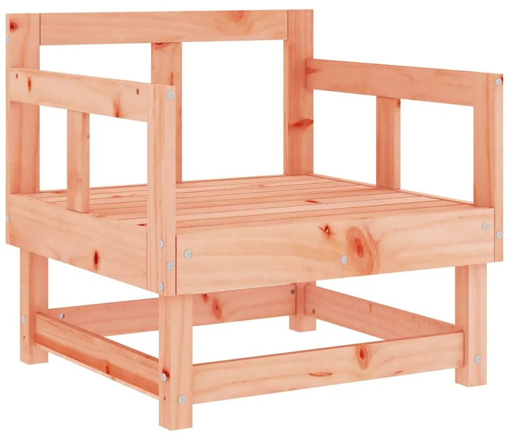 Cadeiras de jardim c/ almofadões 2pcs madeira de douglas maciça