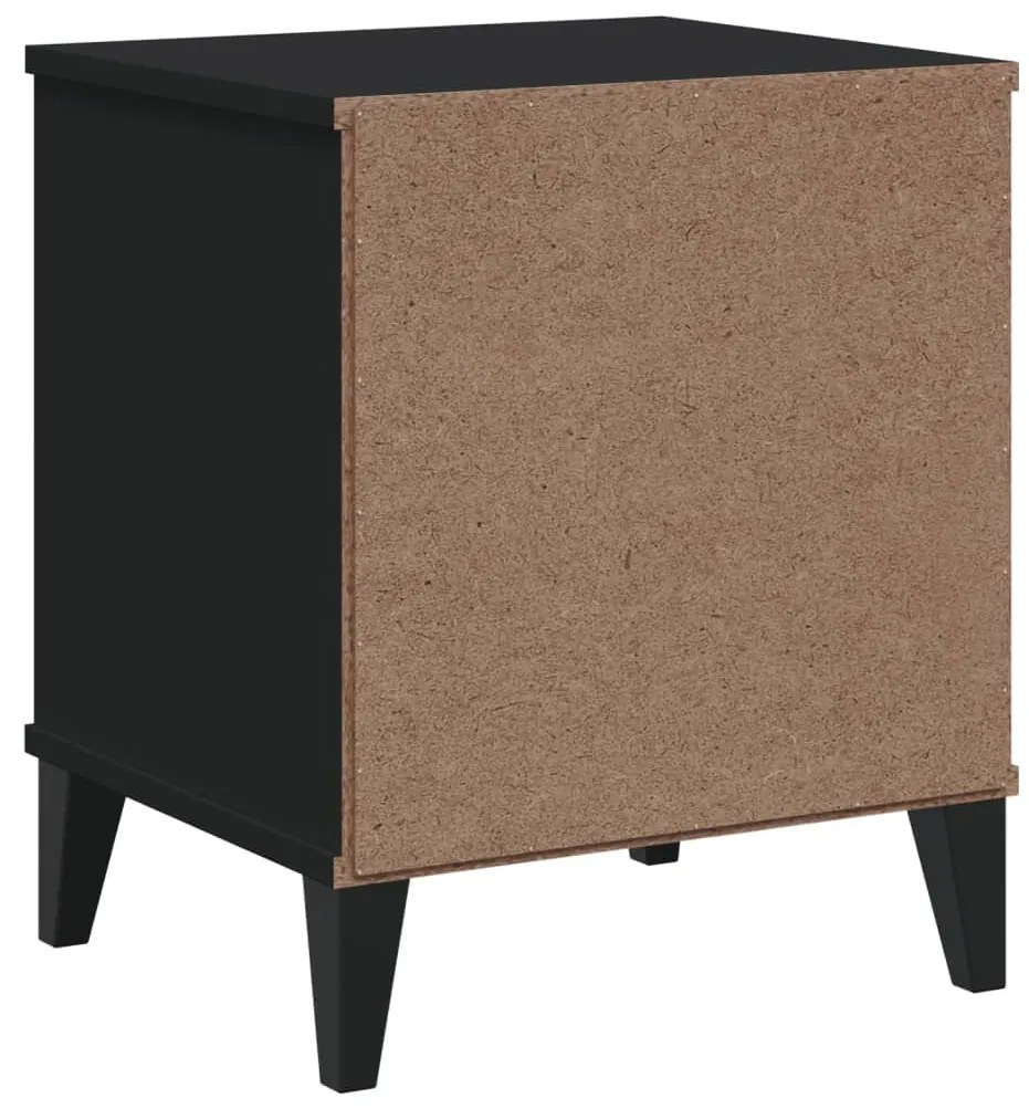 Mesa de cabeceira VIKEN derivados de madeira preto