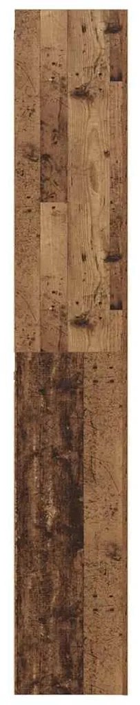 Conjunto de móvel de TV 10 pcs Madeira antiga 30.5 x 30 x 90 cm