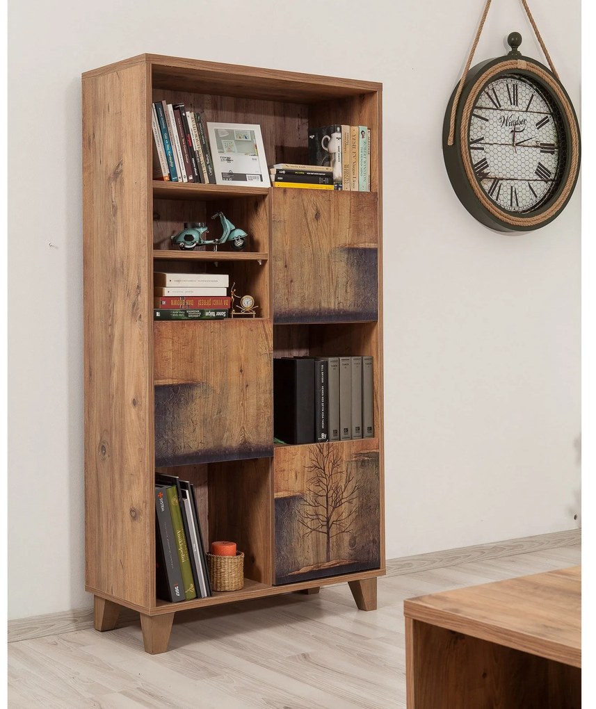 Estante Marina – Pinho Atlântico – 80x155x36 cm