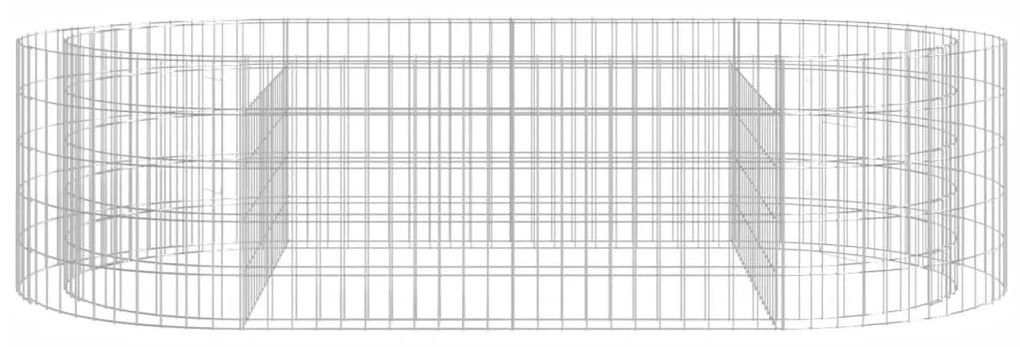 Canteiro elevado/cesto gabião 200x100x50 cm ferro galvanizado