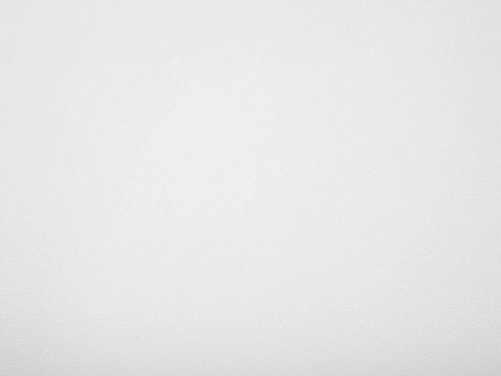 Cama de casal com arrumação em pele sintética branca 160 x 200 cm AVIGNON Beliani