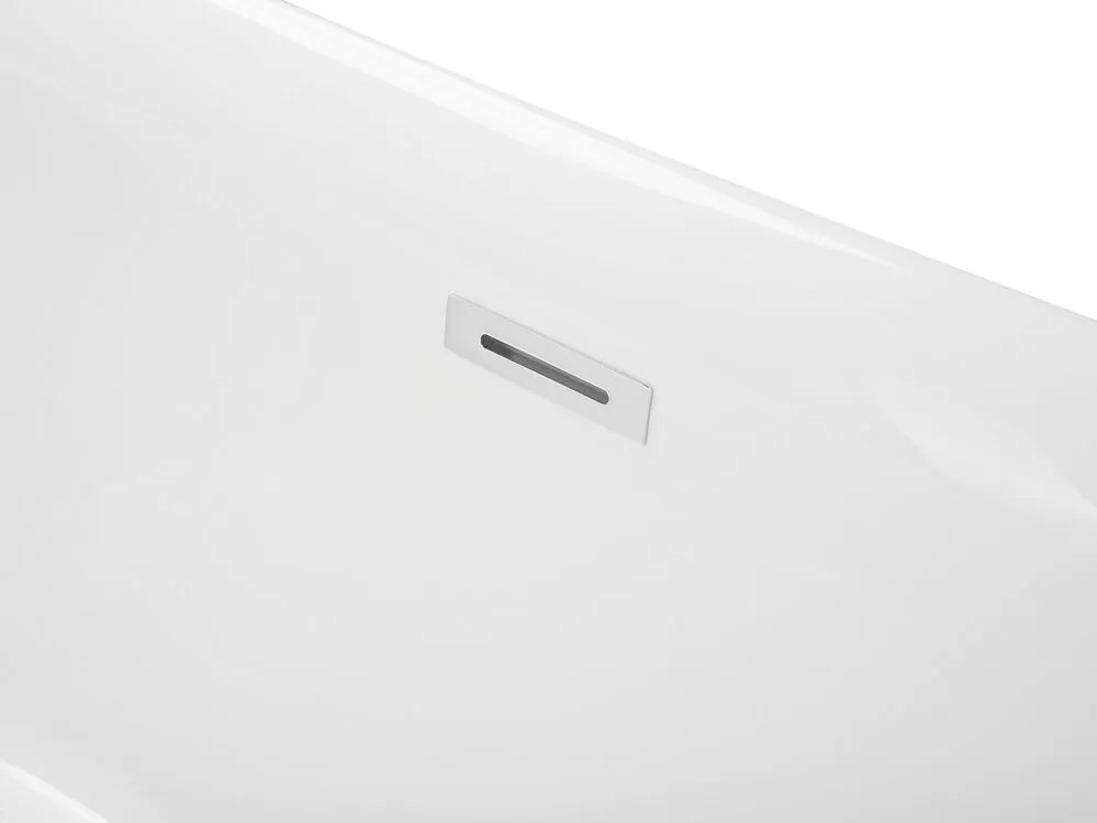 Banheira autónoma em acrílico preto 170 x 80 cm CARRERA Beliani