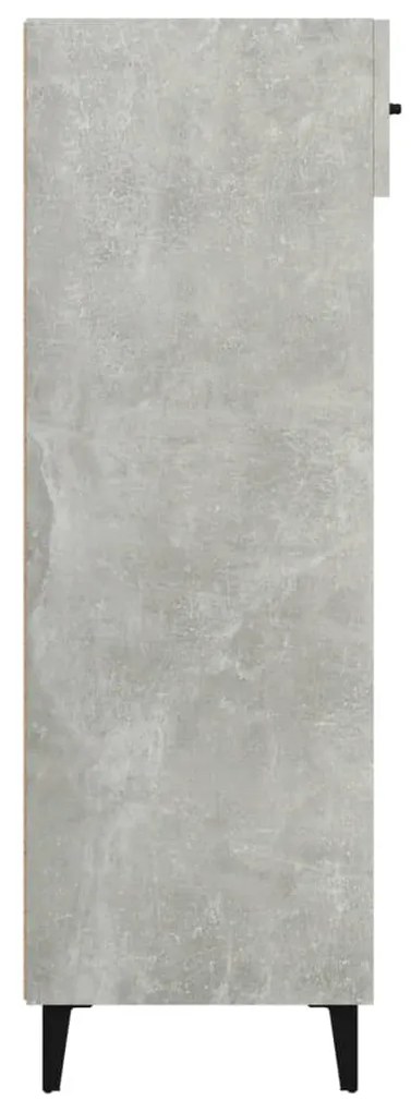Sapateira 60x35x105 cm madeira processada cinzento cimento