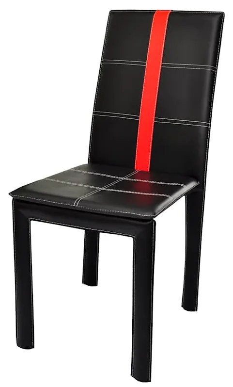 Cadeiras de Jantar 4 pcs Preto 46 x 38.5 x 91 cm