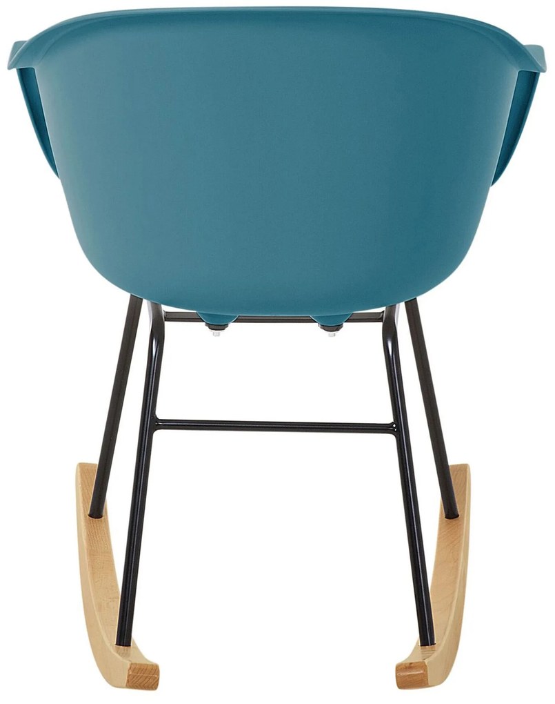 Cadeira de baloiço verde petróleo HARMONY Beliani