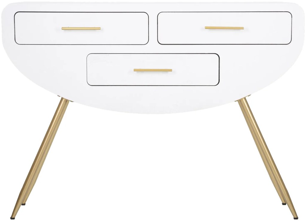 MESA CONSOLA VENUS BRANCA 110X40X80 CM