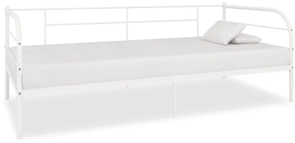 Estrutura sofá-cama 90x200 cm metal branco
