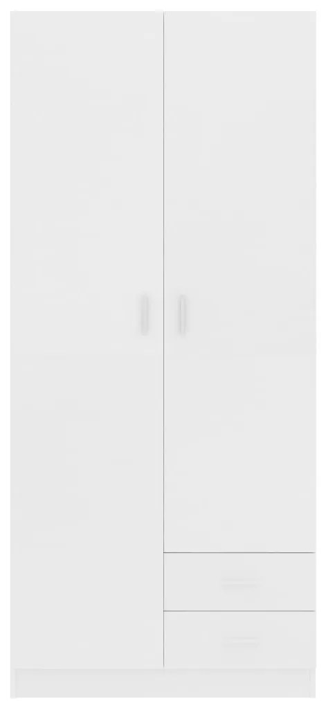 Roupeiro 80x52x180 cm derivados de madeira branco