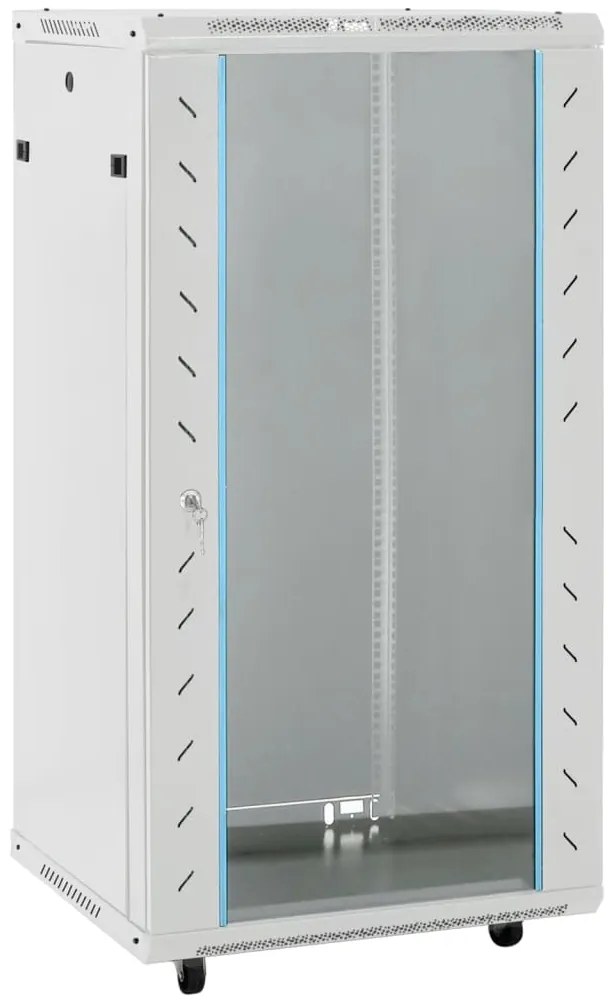 Armário bastidor 15U 19" IP20 60x60x120 cm cinzento