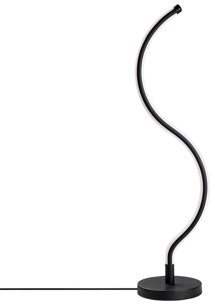 Candeeiro de Mesa Yilan – Preto – Diâmetro: 13 cm Altura: 57 cm
