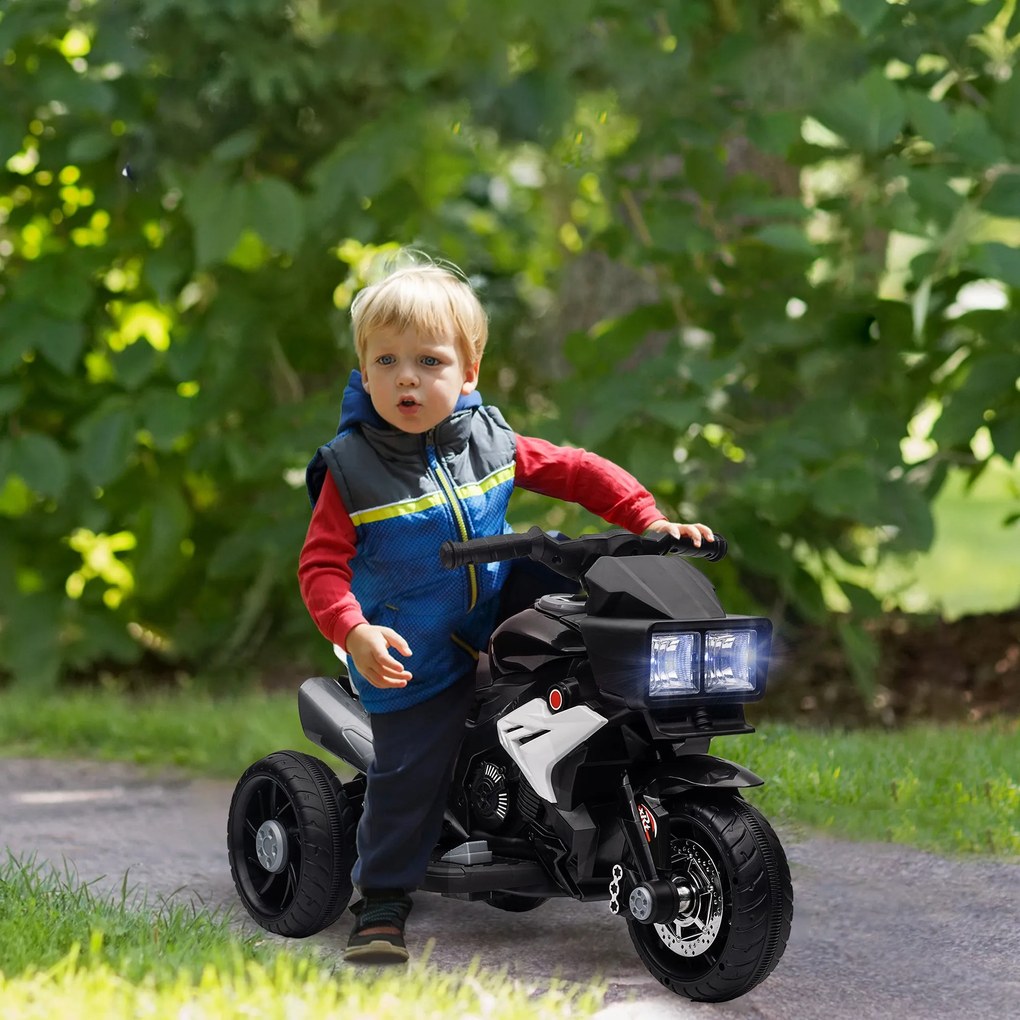 HOMCOM Motocicleta Elétrica Infantil com 3 Rodas para Crianças acima d