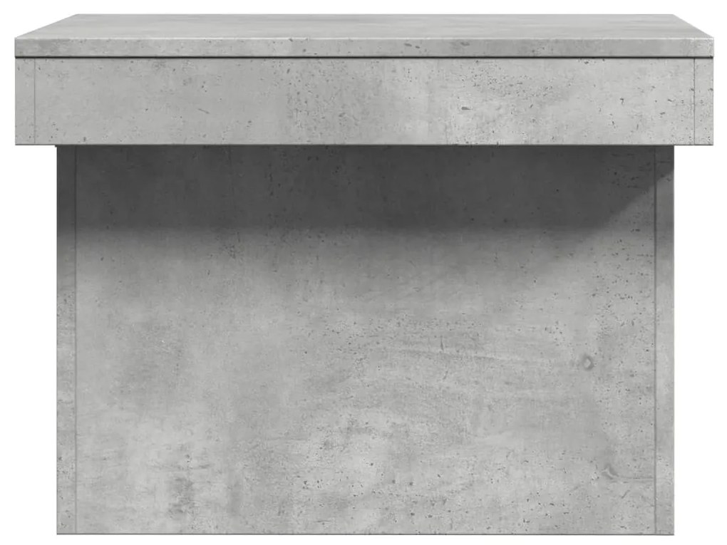 Mesa de centro 100x55x40 derivados de madeira cinzento cimento