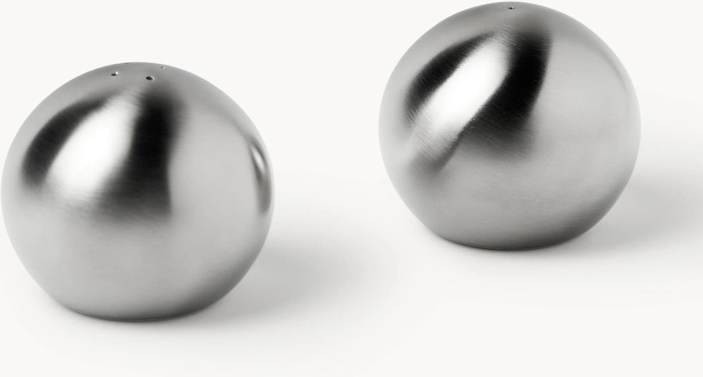 Saleiro e pimenteiro em metal Polaris