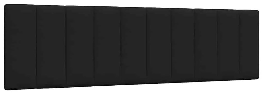 Cama com colchão 180x200 cm tecido preto