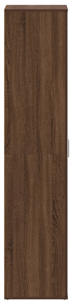 Cabide de Sapatos Carvalho Castanho 80x39x180 cm Madeira Engenharia