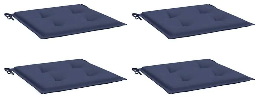 Almofadões p/ sofá de paletes 4 pcs tecido oxford azul-marinho