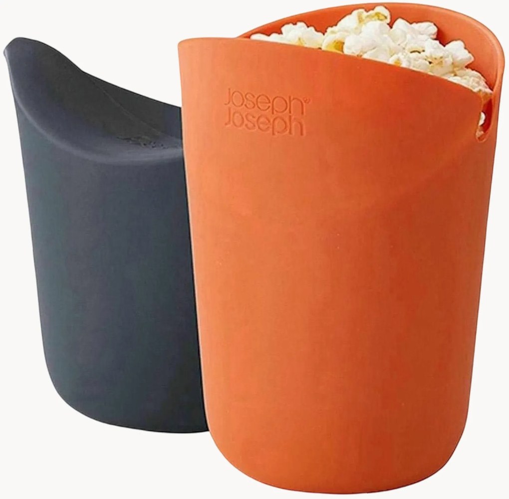 Máquina de pipocas em silicone Cuisine, conjunto de 2