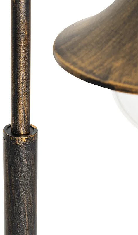 Lanterna de exterior clássica dourado antigo 100 cm IP44 - Daphne Clássico / Antigo