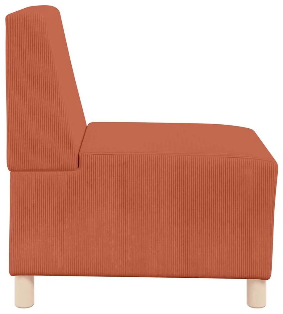 Sofá Chiar 3 pcs Laranja 55 x 74 x 82 cm