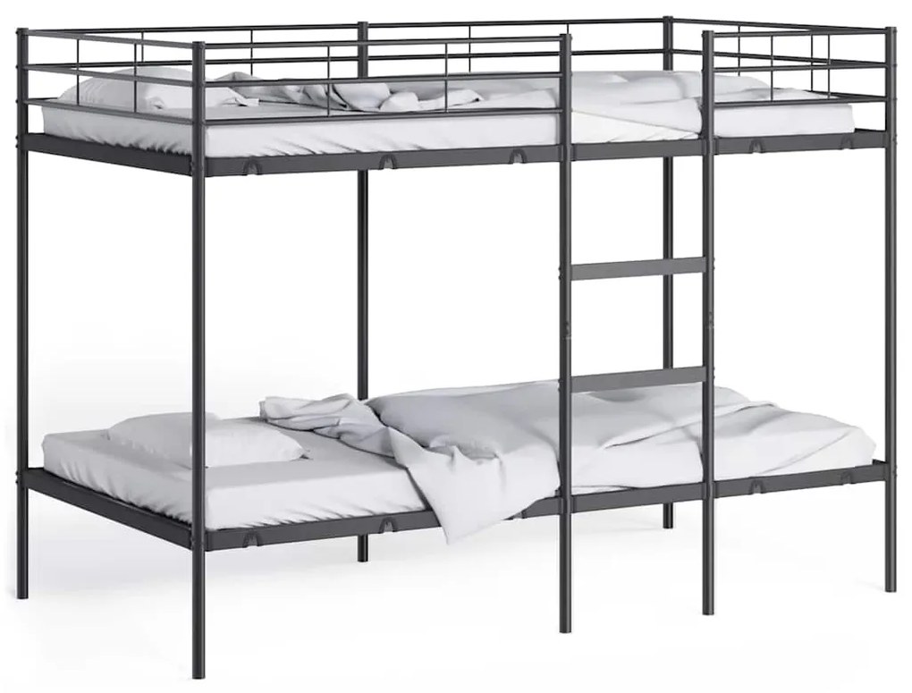 Beliche sem colchão 107x203 cm aço preto