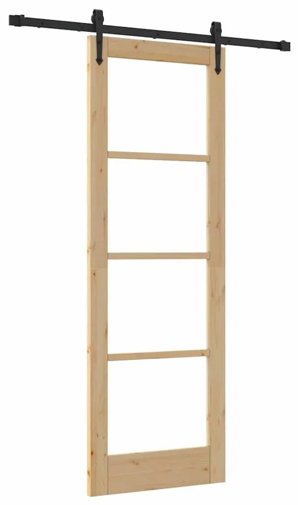 Porta Deslizante vidaXL com Conjunto de Ferragens "ORKDAL" 73.5x211 cm