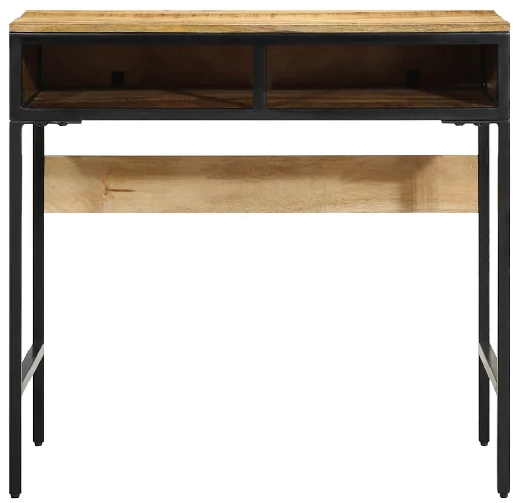 Mesa 80x50x75 cm Madeira Sólida de Manga Crua