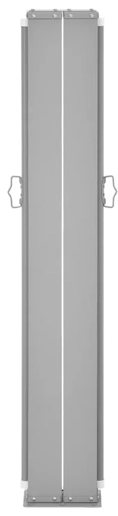 Toldo lateral retrátil, 160 x 600 cm, creme