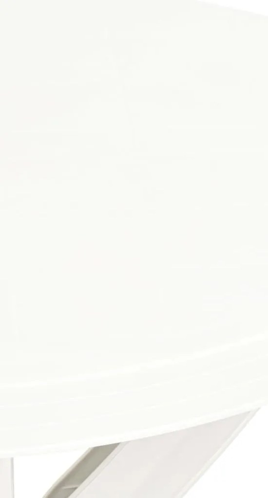 Mesa de bistrô Ø70 cm plástico branco