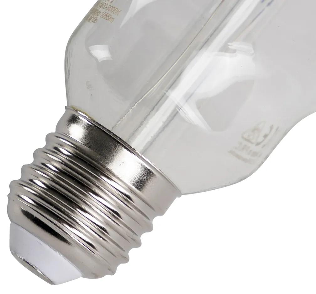 Conjunto de 2 lâmpadas LED reguláveis inteligentes E27 G125 7,5W 1055 lm 1800-3000K