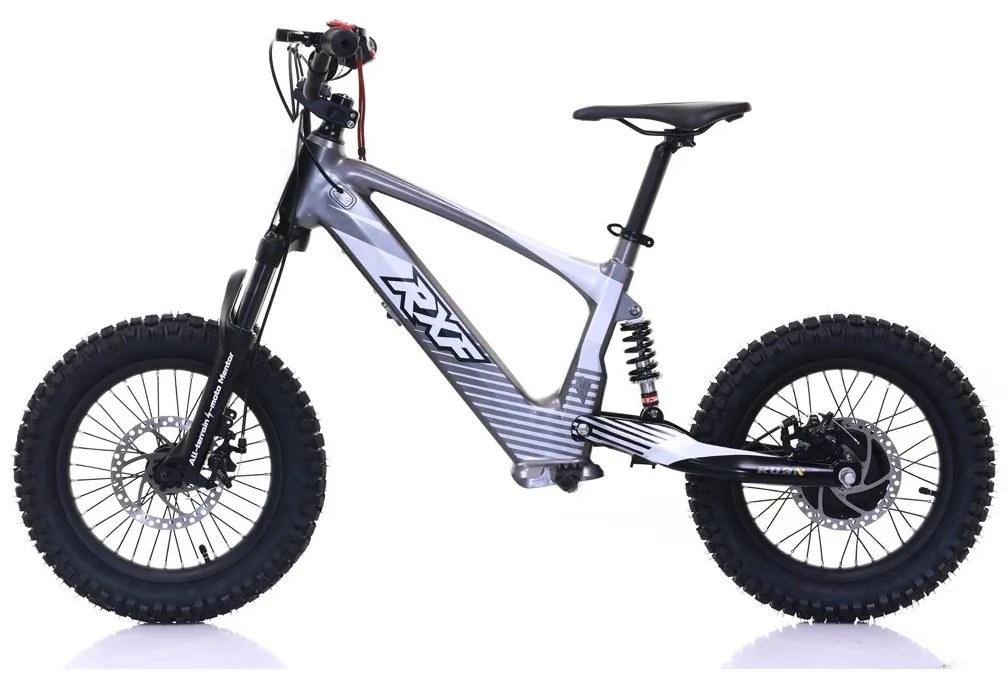 Bicicleta elétrica infantil 500W 18" Junior RXF EVO Cinzenta