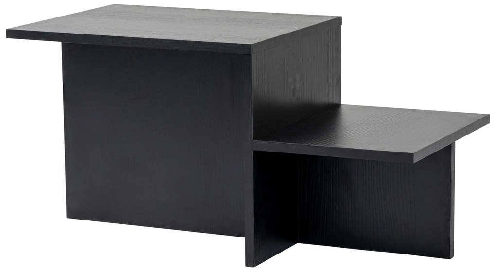 Mesa de Café Harmony - Preto Madeira - 80x40x40 cm