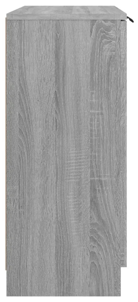 Aparador 60x30x70 cm derivados de madeira cinzento sonoma